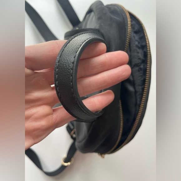 EUC Kate Spade Large Black Nylon Backpack Bag Super Clean Interior - Picture 2 of 5